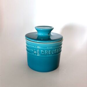Le Creuset Butter Bell Crock Caribbean Blue (NWOT)